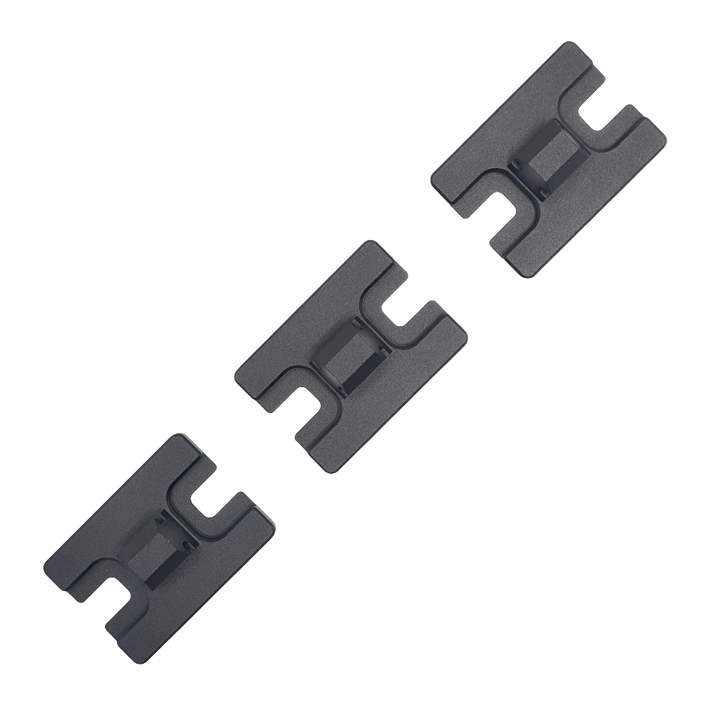 Camec Caravan Door Parts - Catches for 3 Point Door - Aluminium Clips 65mm Door