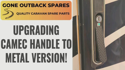 Camec Caravan Handle - Aluminium Replacement - 3 Point Lock